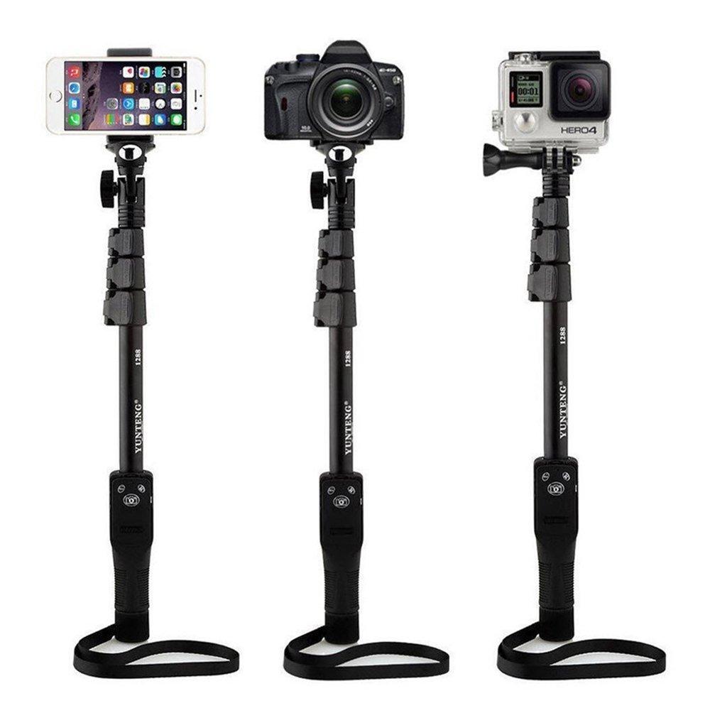 Yunteng 1288 Bluetooth Selfie Stick – Extendable Monopod with Mobile Holder & Wireless Remote – For Smartphones & Action Cameras
