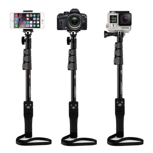 Yunteng 1288 Bluetooth Selfie Stick – Extendable Monopod with Mobile Holder & Wireless Remote – For Smartphones & Action Cameras